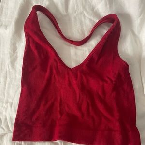 Red Halter Top